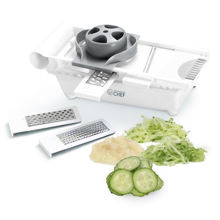 Commercial Chef Multipurpose Vegetable Slicer and Grater Set CH1517